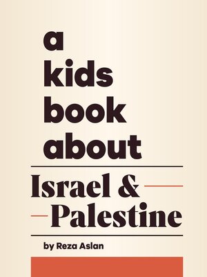 cover image of A Kids Book About Israel & Palestine